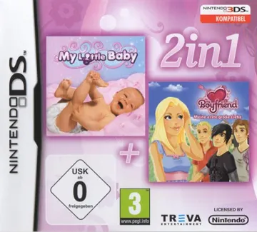 2 in 1 - My Little Baby + My Boyfriend (Europe) (En,Fr,De,Es,It,Sv,No,Da) box cover front